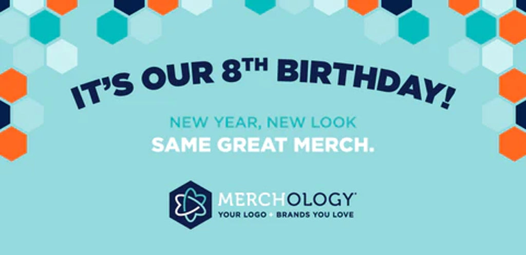 Merchology's 8th Birthday & Brand Refresh