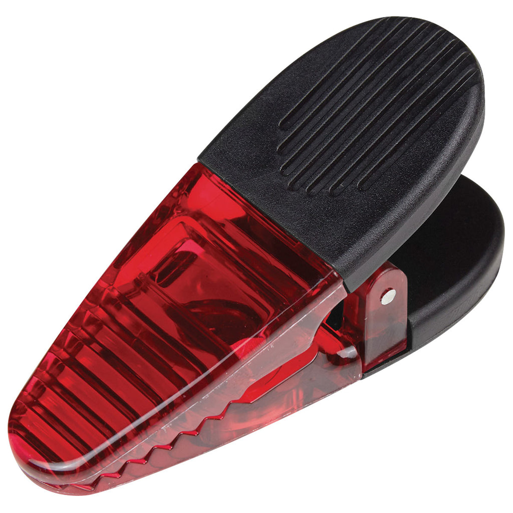 Hit Translucent Red/Black Alligator Clip