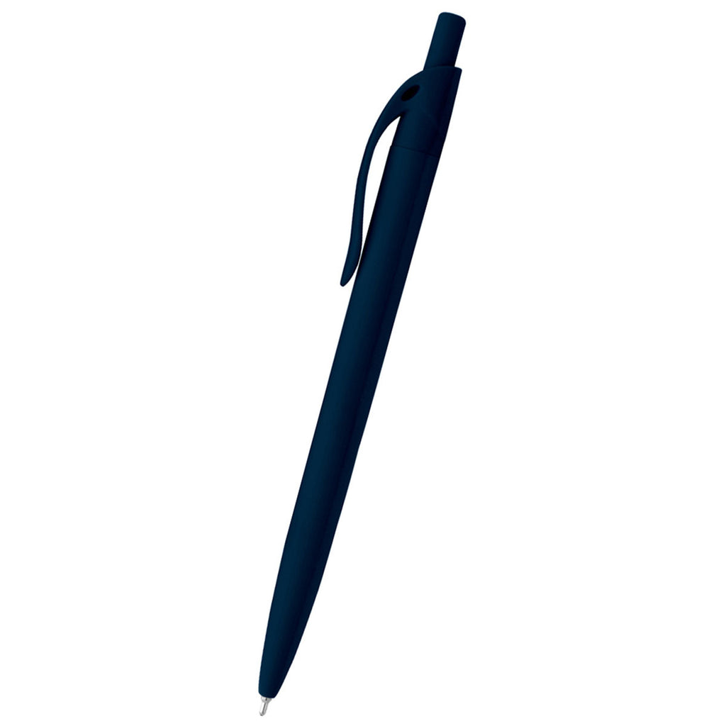 Sleek Write Navy Rubberized Pen