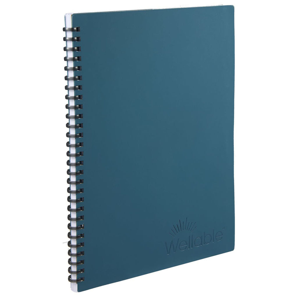 Wellable Navy Plan Well Undated Planner Journal