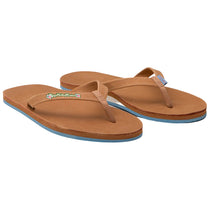 Hari Mari Tan/Dusty Blue Women's Fields Flip Flops