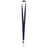 Hit Navy Polyester Lanyard With J-Hook