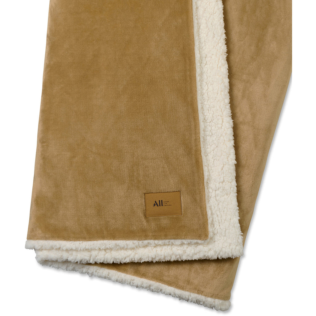 Gemline Iced Coffee Mink Sherpa Blanket