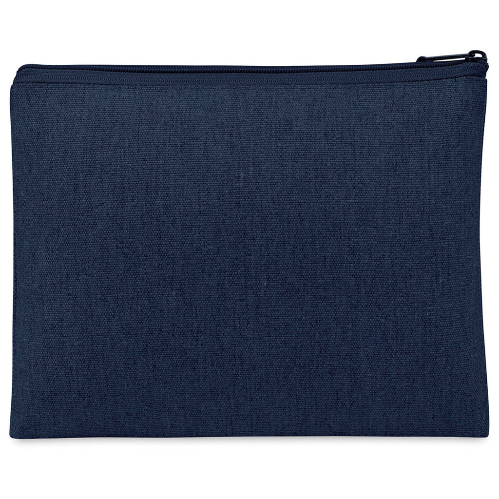 Gemline Indigo Denim AWARE Recycled Cotton Zippered Pouch