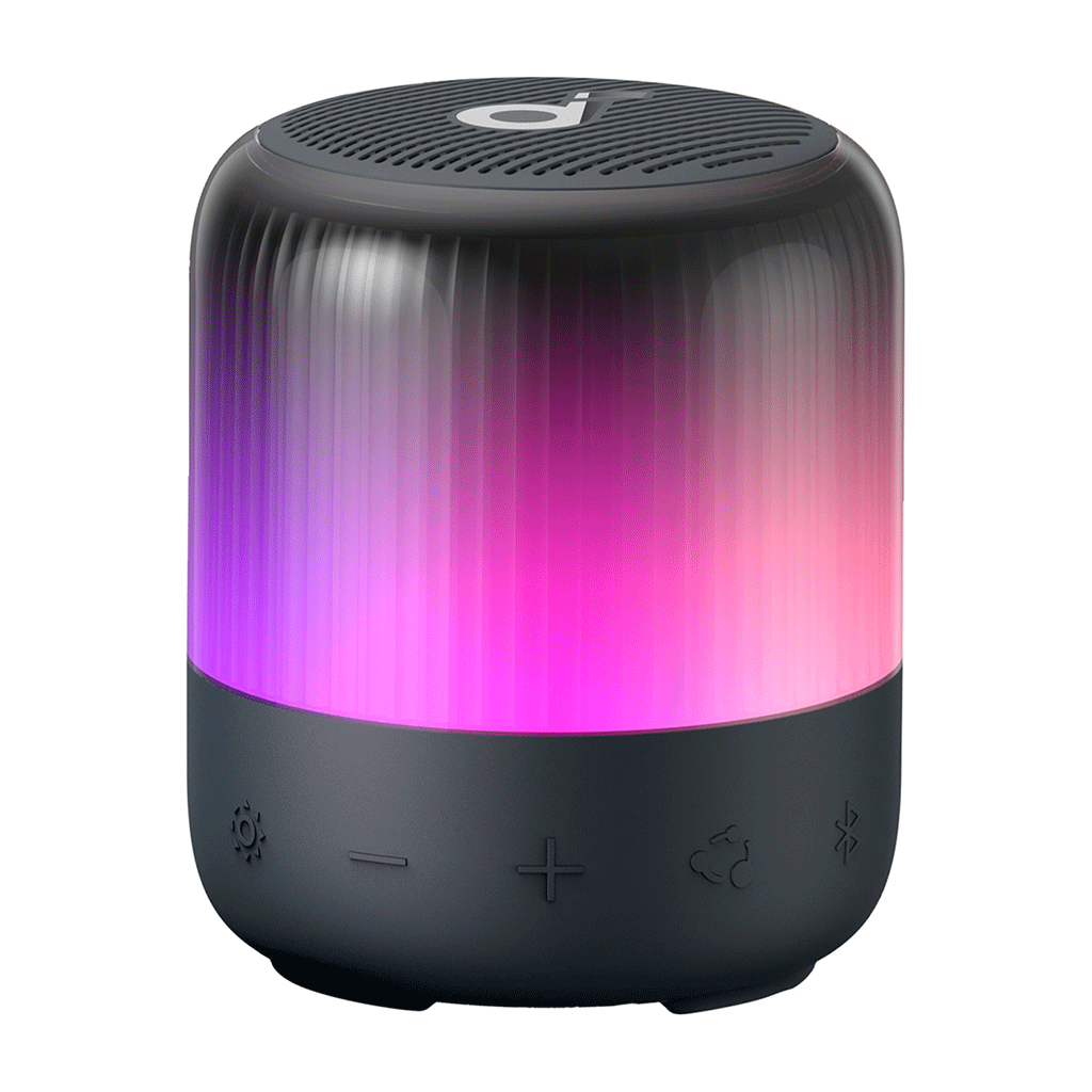 Anker Black Soundcore Glow Mini Bluetooth Speaker