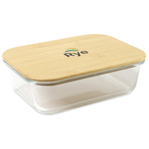 Gemline Bamboo 4 Cup Bamboo Storage Container