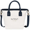 Gemline Navy Mini Market Street Crossbody Tote