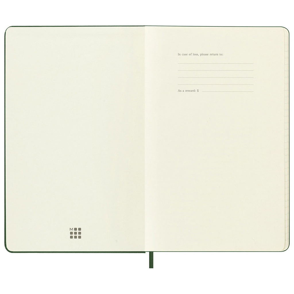 Moleskine Myrtle Green Hard Cover Holiday Notebook Gift Set