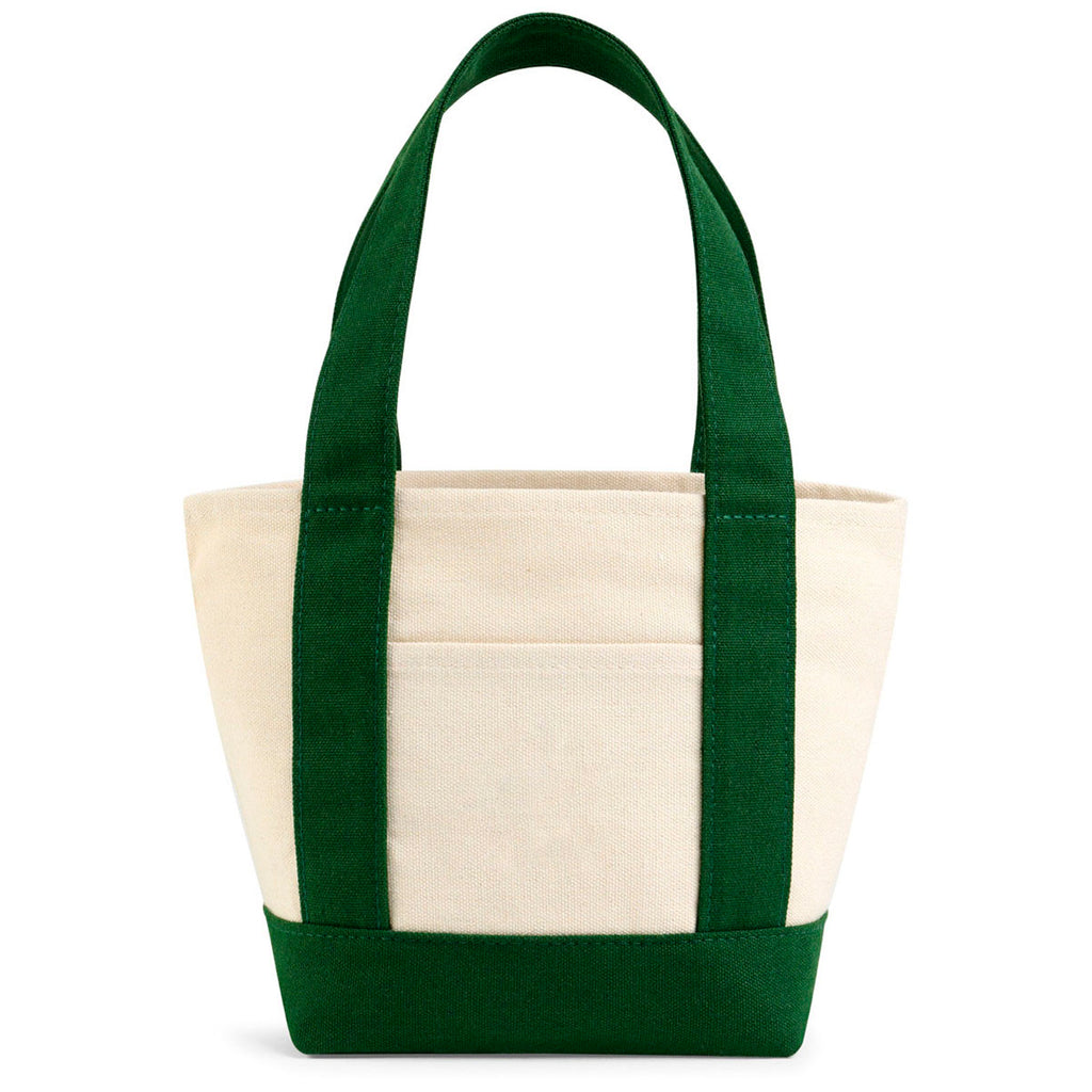 Gemline Green Petite Canvas Tote