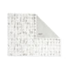 Gemline Ivory Frost Ruched Faux Fur Recycled Polyester Blanket