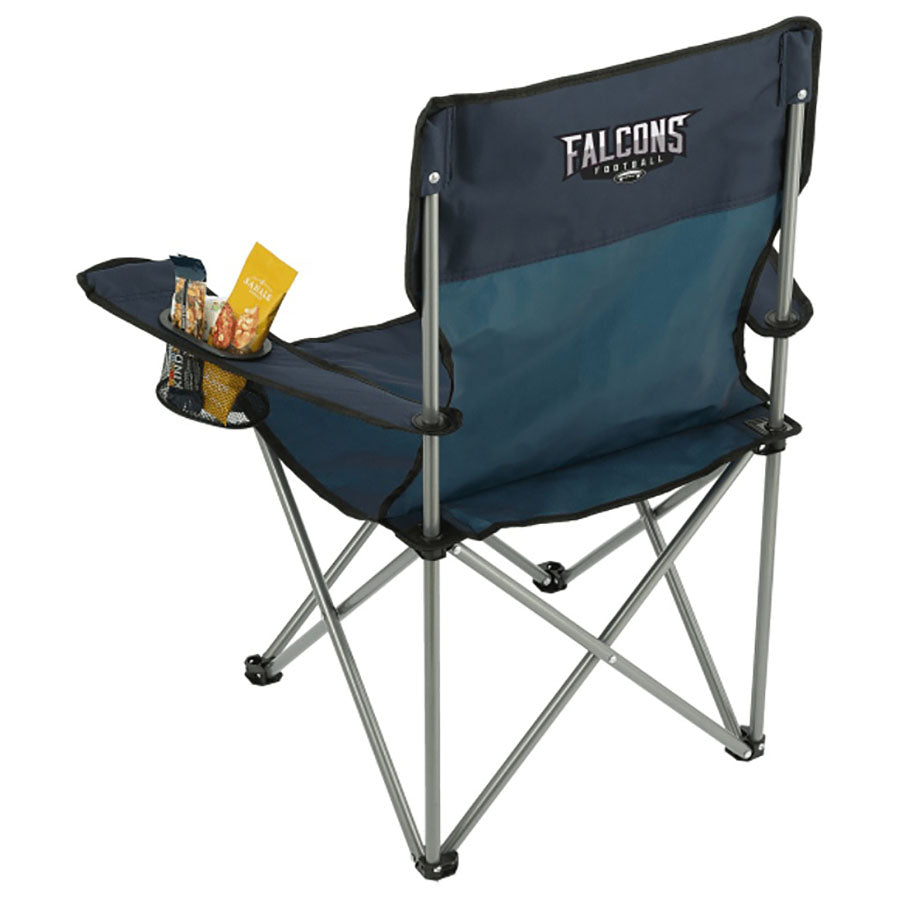 48-Hour Leed's Navy Game Day Event Chair (300lb Capacity)