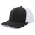 Pacific Headwear Black Heather/White Snapback Trucker Mesh Cap
