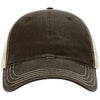 Richardson Brown/Khaki Garment Washed Trucker