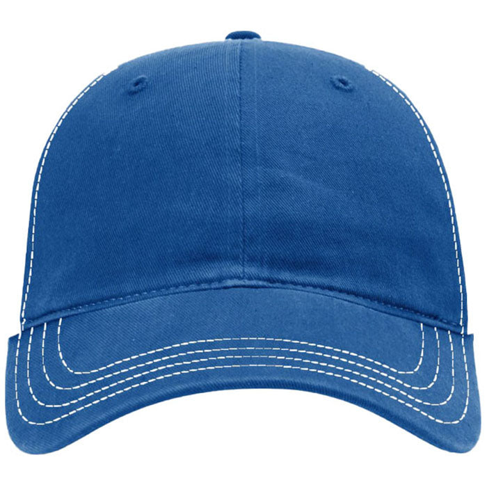 Richardson Royal/White Garment Washed Trucker