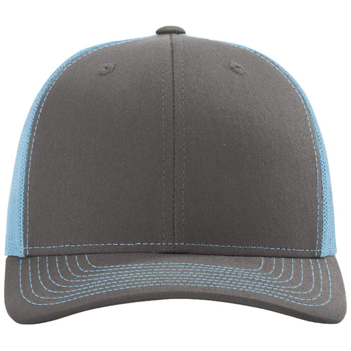 Richardson Charcoal/Columbia Blue Trucker Cap