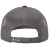 Richardson Heather Grey/Charcoal/Maroon Trucker Cap