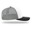 Richardson White/Aluminum/Black Trucker Cap