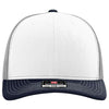 Richardson White/Aluminum/Navy Trucker Cap