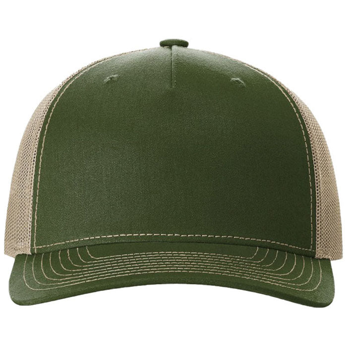 Richardson Army Olive/Tan Five-Panel Trucker