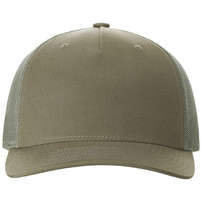 Richardson Pale Khaki/Loden Five-Panel Trucker