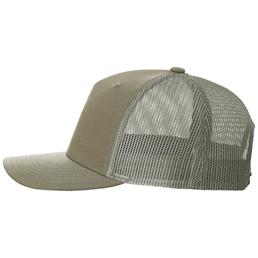 Richardson Pale Khaki/Loden Five-Panel Trucker