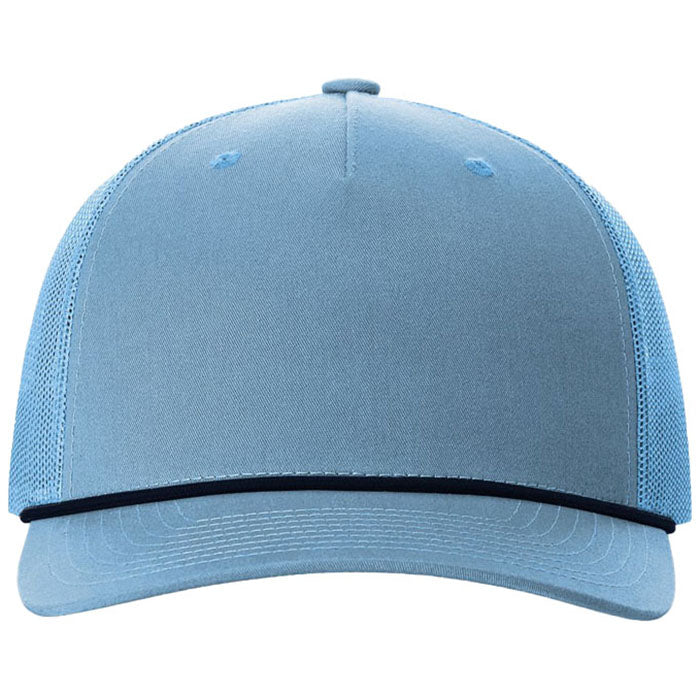 Richardson Columbia Blue/Navy Five-Panel with Rope