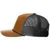 Richardson Caramel/Black/Black Five-Panel with Rope