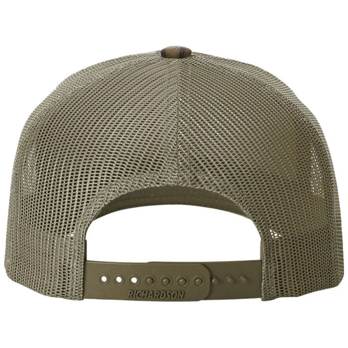Richardson Mossy Oak Bottomland/Loden Printed Five-Panel Trucker