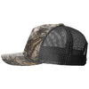 Richardson Mossy Oak Country DNA/Black Printed Five-Panel Trucker