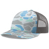 Richardson Saltwater Duck Camo/Charcoal Printed Five-Panel Trucker