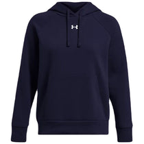 Under Armour Women's Midnight Navy/White Rival Fleece Hoodie