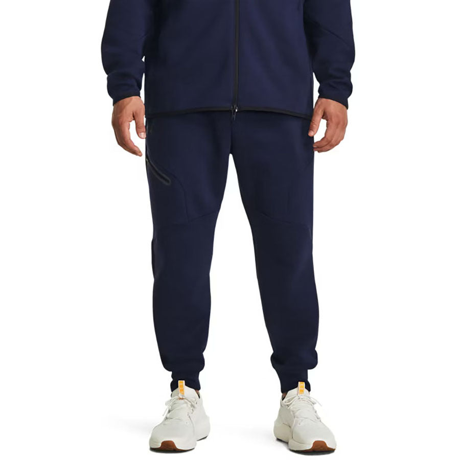 Under Armour Men's Midnight Navy/Black Unstoppable Fleece Joggers