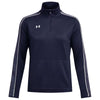 Under Armour Women's Midnight Navy/White Command Warm Up 1/4 Zip