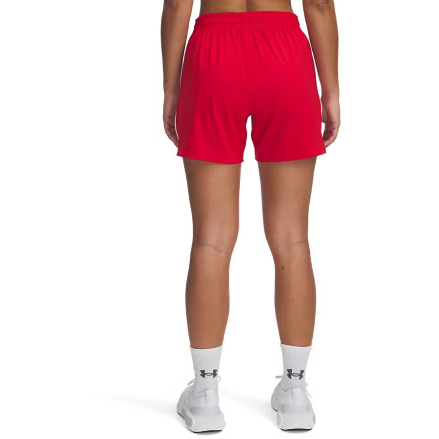 Under Armour Women's Red/White Tech Team 5" Shorts