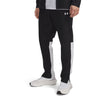 Under Armour Men's Black/White/White Rival Stretch Woven Pants