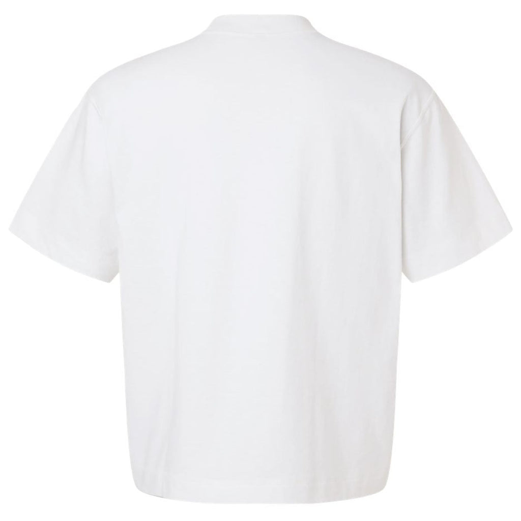 American Apparel Unisex White Heavyweight Cotton Mid-Length Tee