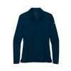 Nike Women's Navy Dri-FIT Micro Pique 2.0 Long Sleeve Polo