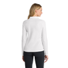 Nike Women's White Dri-FIT Micro Pique 2.0 Long Sleeve Polo