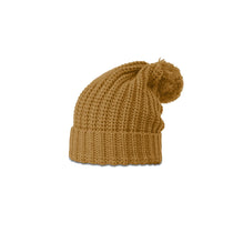 Richardson Camel Chunk Pom Beanie with Cuff