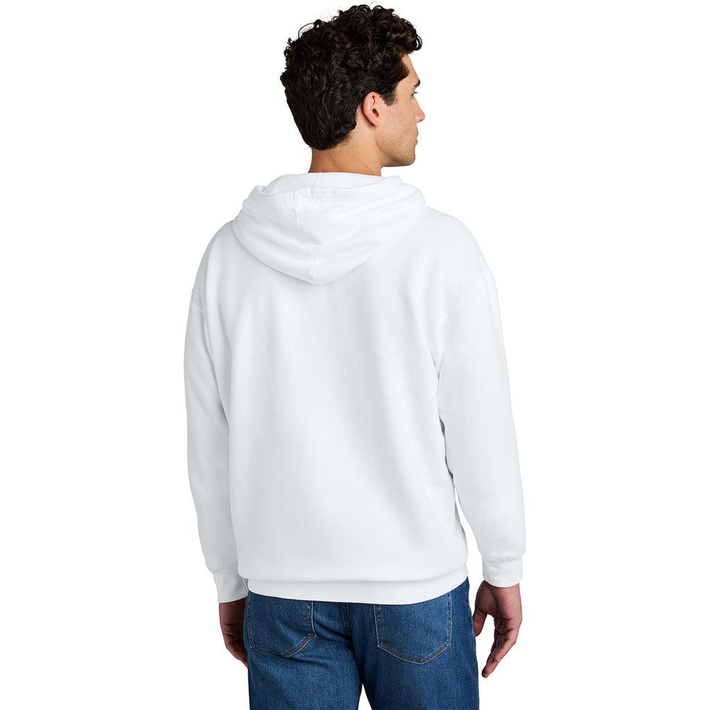 Comfort Colors Unisex White Lightweight Hooded Sweatshirt