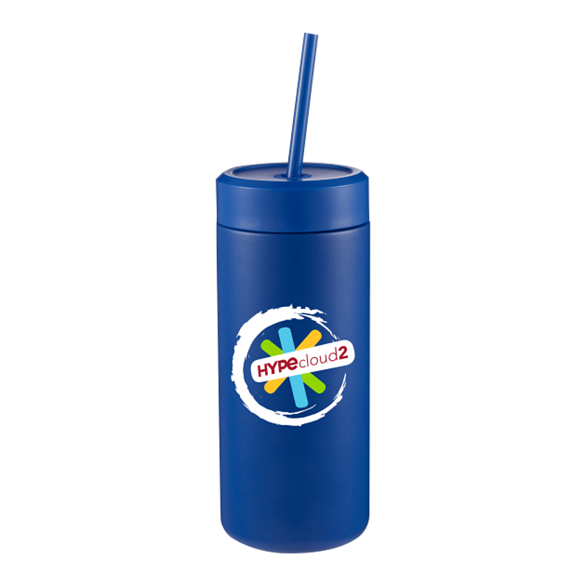 Leed's Sol Blueberry Tonal Straw Tumbler 20oz