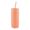 Leed's Sol Peach Tonal Straw Tumbler 20oz