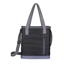 48-Hour Koozie Black/Charcoal Quilted Kooler Tote