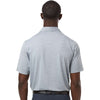 Paragon Men's Navy Heather Bohemian Striped Heather Performance Polo