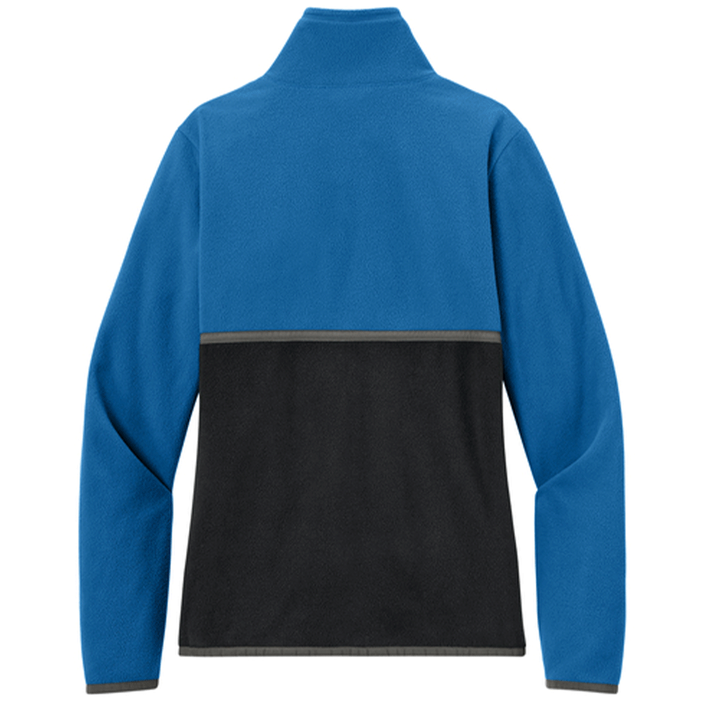 Cotopaxi Women's Atlantic/Black Amado 1/2-Zip Fleece