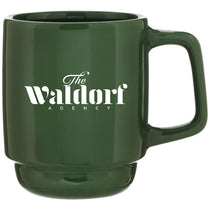 ETS Express Forest Green Olly 16oz Stackable Ceramic Mug