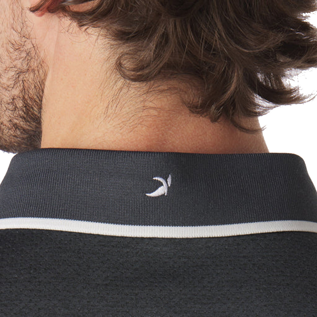 Glyder Men's Black Power Fade Polo