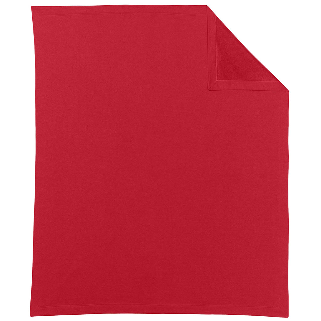 Gildan Red Heavy Blend Fleece Stadium Blanket