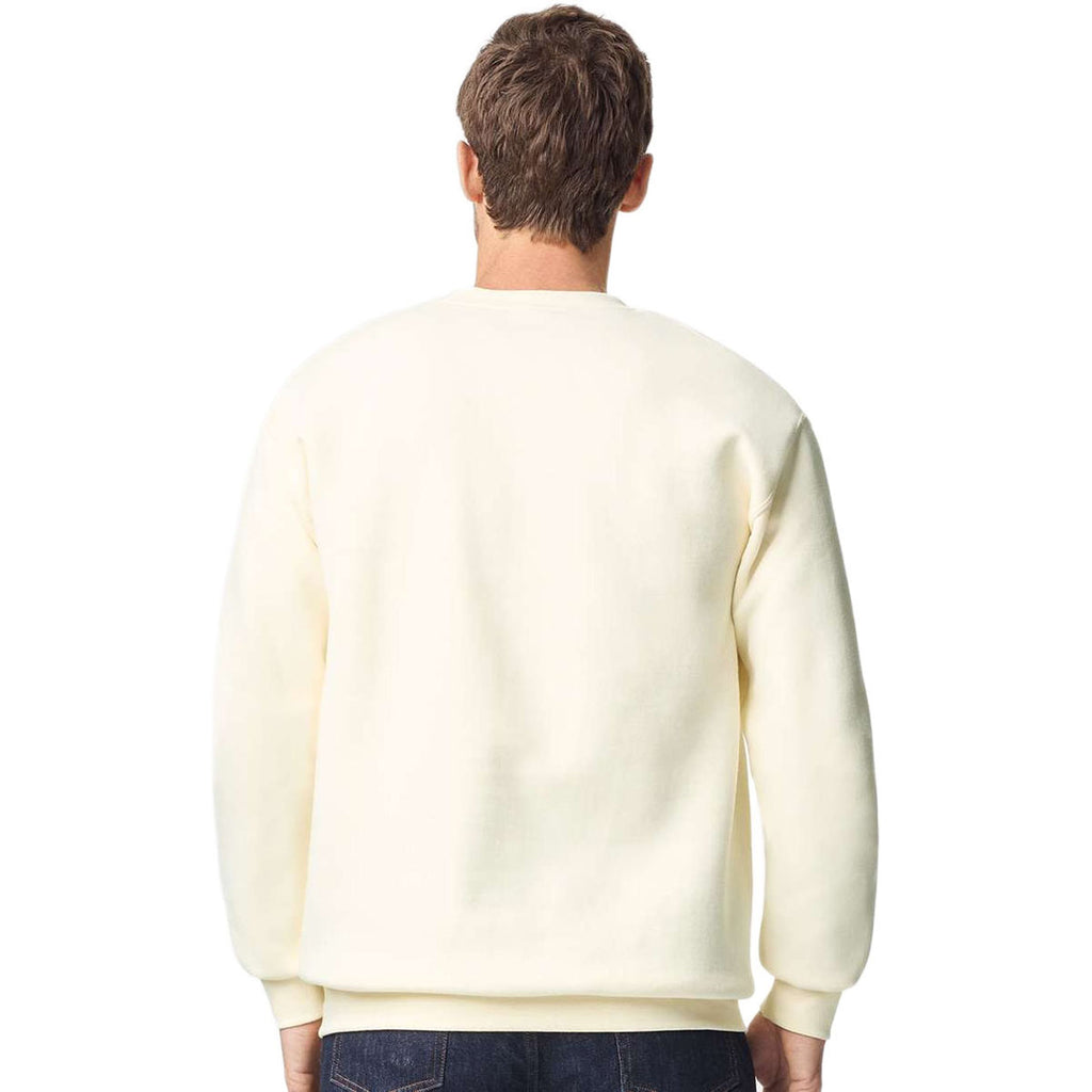 Gildan Unisex Off White Hammer Maxweight Crewneck Sweatshirt
