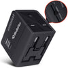 HyperGear Black All-In-One World Travel Adapter